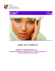 Tehnici promoționale - Mary Kay - Pagina 1