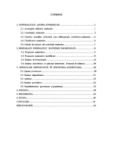 Generalități asupra Enzimelor - Pagina 1