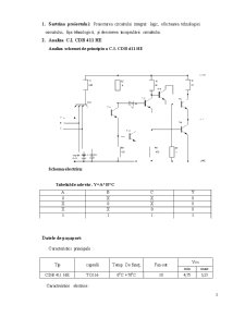 Elaborarea Tehnologiei de Confecționare a Circuitului Integrat CDB 411 HE - Pagina 3