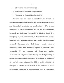 Inventarul de Personalitate Eysenck - Pagina 2