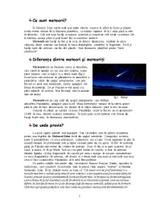Diferența dintre Meteori și Meteoriți - Pagina 2