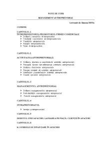 Management Anteprenorial - Pagina 1