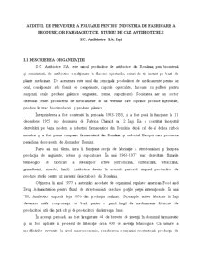 Audit de mediu - SC Antibiotice SA Iași - Pagina 1