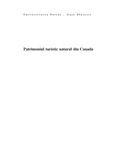 Patrimoniul Turistic Natural din Canada - Pagina 1