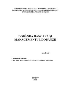 Dobânda Bancară și Managementul Dobânzii - Pagina 2