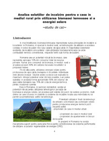 Analiza soluțiilor de încălzire pentru o casă în mediul rural prin utilizarea biomasei lemnoase și a energiei solare - Pagina 4