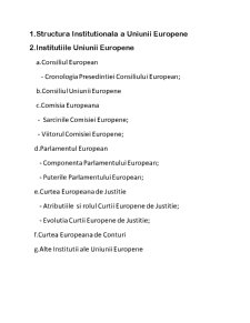 Economie europeană - instituțiile Uniunii Europene - Pagina 2