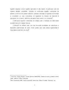 Specii ale Contractului de Cesiune - Contractul de Editare - Pagina 5