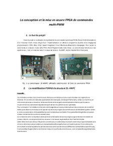 La Conception et la Mise en Oeuvre FPGA de Commandes Multi-PWM - Pagina 3