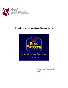 Analiza economico-financiară a SC Casa de Bucovina - Club de Munte SA - Pagina 1