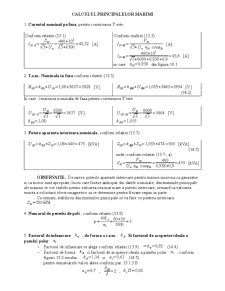 Exemplu de Calcul Electromagnetic al Mașinii Sincrone - Pagina 2