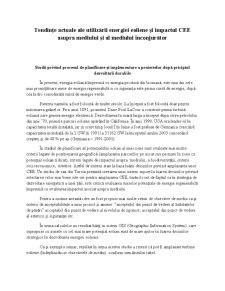 Tendințe Actuale ale Utilizării Energiei Eoliene și Impactul CEE asupra Mediului și al Mediului Înconjurător - Pagina 1