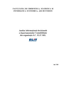 Sisteme informațional economice - Pagina 1