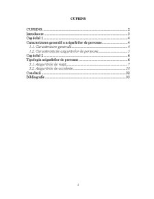 Caracteristicile și Tipologia Asigurărilor de Persoane - Pagina 2