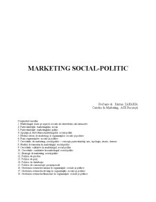 Marketing Social Politic - Pagina 1
