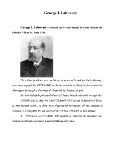 George I. Lahovary - Pagina 1