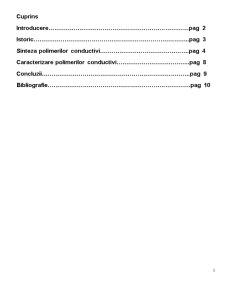 Sinteza de Polimeri Conductivi și Caracterizarea Lor - Pagina 2