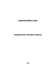 Suport curs marketing internațional - Pagina 1