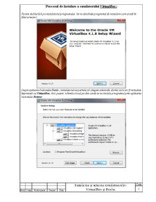 Instalarea VirtualBox - Pagina 2