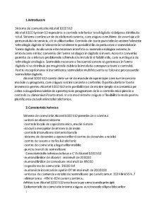 Sisteme de comunicație Alcatel 1000 S12 - Pagina 1