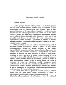Tipologia și funcțiile băncilor - Pagina 1