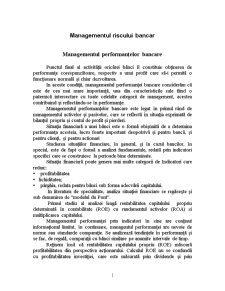 Managementul Riscului Bancar - Pagina 1