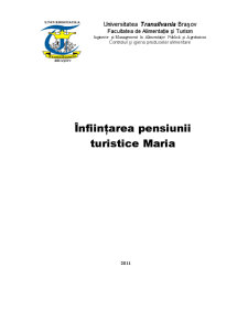 Înființarea Pensiunii Turistice Maria - Pagina 1