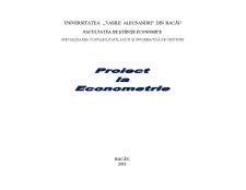 Proiect Econometrie - Pagina 1