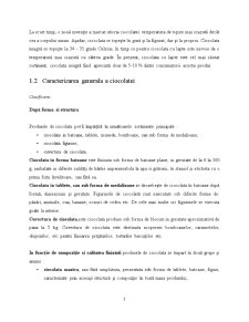 Ciocolata - analiză de mărfuri alimentare - Pagina 2