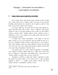 Ratingul - Instrument de Consolidare a Supravegherii Prudențiale - Pagina 4