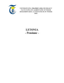 Letonia - Clasificare Pensiuni - Pagina 1