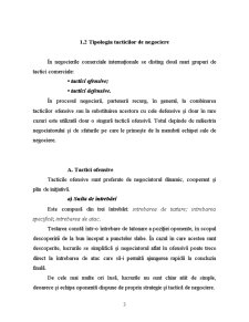 Tipologia Tacticilor și Tehnicilor de Negociere - Pagina 5