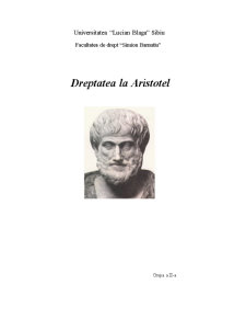 Dreptatea la Aristotel - Pagina 1