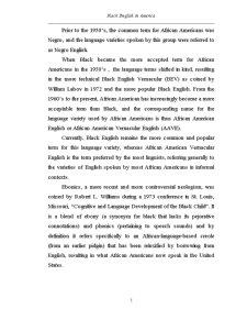 Lucrare de licență - black english în America - Pagina 5