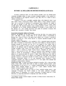 Relații comerciale și de cooperare economică dintre România și Italia - prezent și perspectivă - Pagina 5