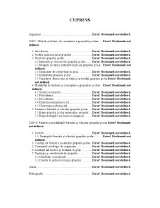 Metode și Tehnici de Cunoaștere a Grupurilor Școlare - Pagina 1