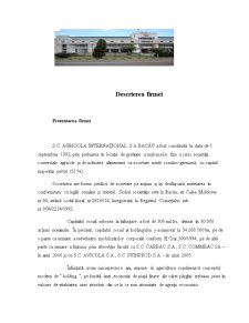 Proiect Agricola Internațional SA Bacău - Pagina 1