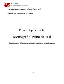 Monografie Primăria Iași - Pagina 1