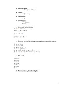 Algebră booleană - Pagina 3