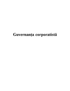 Guvernanța Corporatistă - Pagina 1