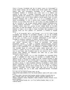 Rolul șefului statului în sistemul constituțional român, francez și italian - Pagina 3