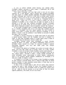 Rolul șefului statului în sistemul constituțional român, francez și italian - Pagina 5