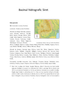 Bazinul hidrografic Siret - Pagina 1