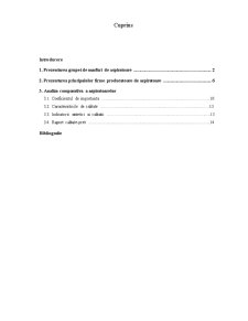 Analiza comparativă - aspiratoare de praf - Pagina 1