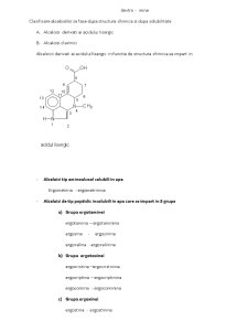 Alcaloizi derivați de triptofan - Pagina 5