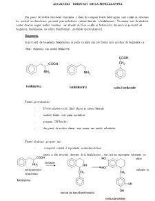 Alcaloizi derivați de fenil-alanină - Pagina 1