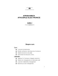 Afaceri Electronice - Pagina 1