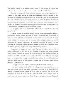 Reglementări comunitare privind conflictele de legi în materia obligațiilor contractuale (Roma I) - Pagina 4