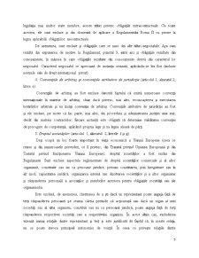 Reglementări comunitare privind conflictele de legi în materia obligațiilor contractuale (Roma I) - Pagina 5