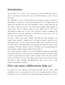 Mass Collaboration - Pagina 1